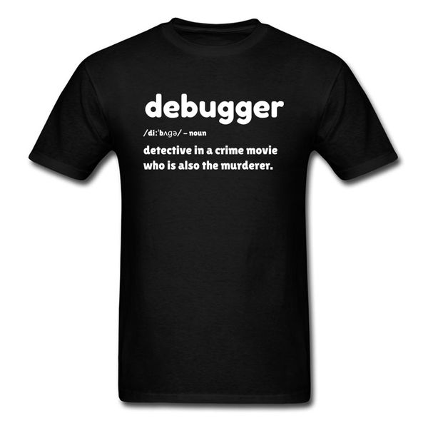 funny debugger definition men letter t-shirt street attractive black white tee shirt cotton crew neck clothing
funny debugger definition men letter t-shirt street attractive black white tee shirt cotton crew neck clothing