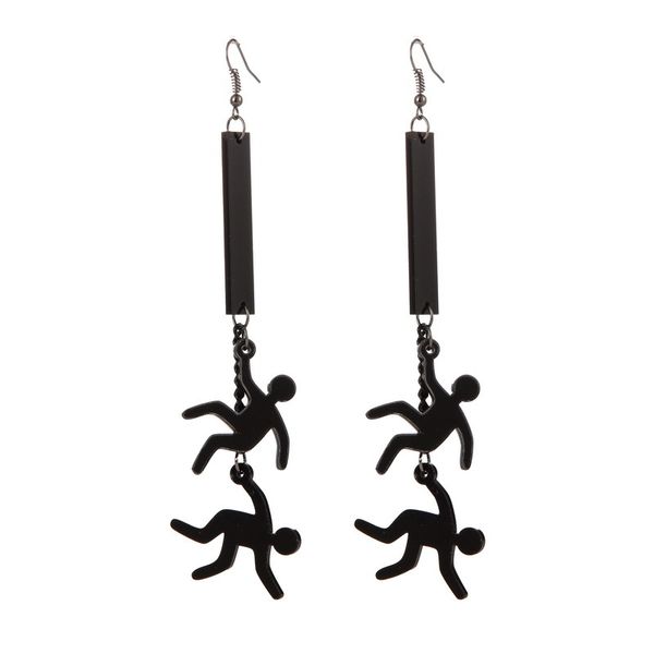 dangle & chandelier wholesale acrylic earrings women funny black villain vintage fashion jewelry wild personality ear, Silver
dangle & chandelier wholesale acrylic earrings women funny black villain vintage fashion jewelry wild personality ear, Silver