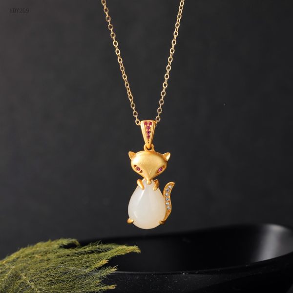 2020 new jade pendant ancient style new fashion ladies dignified atmosphere neck decoration, Silver
2020 new jade pendant ancient style new fashion ladies dignified atmosphere neck decoration, Silver