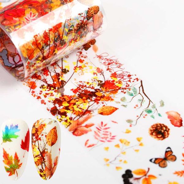 stickers & decals 10pcs autumn maple foils nail tranfer set blooming colorful flowers sliders butterfly manicures decoration, Black
stickers & decals 10pcs autumn maple foils nail tranfer set blooming colorful flowers sliders butterfly manicures decoration, Black