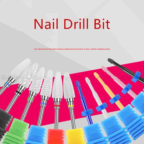 nail art equipment 1pc ceramic drill bit electric milling cutter for manicure pedicure accessoires tool remove polish, Silver
nail art equipment 1pc ceramic drill bit electric milling cutter for manicure pedicure accessoires tool remove polish, Silver