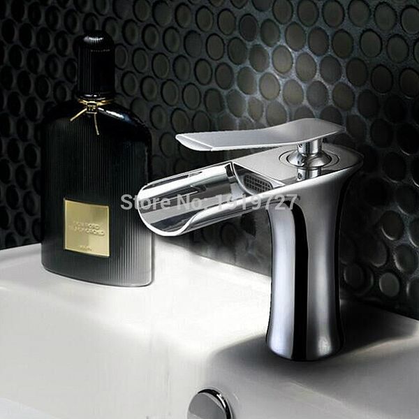 vidric wholesale 100% brass modern style design bathroom white or chrome single handle single hole waterfall faucet
vidric wholesale 100% brass modern style design bathroom white or chrome single handle single hole waterfall faucet