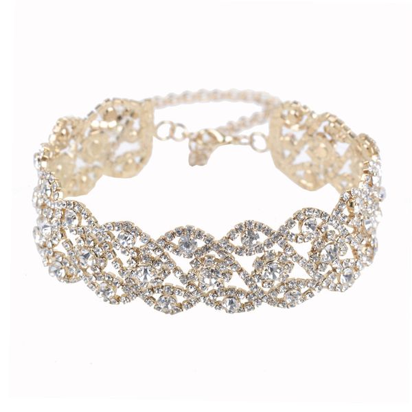 new vintage silver gold color white ab rhinestone choker necklaces for women fashion wedding collar necklace, Golden;silver
new vintage silver gold color white ab rhinestone choker necklaces for women fashion wedding collar necklace, Golden;silver