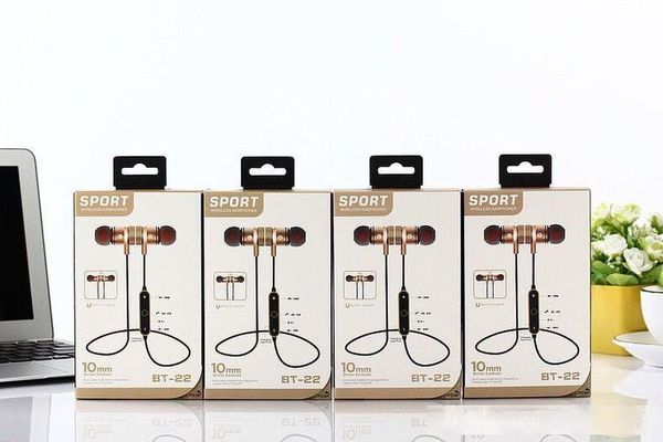 new bt22 wireless bluetooth earphones headset earbuds stereo music sport running magnetic earphones with noise reduction function dhl ship
new bt22 wireless bluetooth earphones headset earbuds stereo music sport running magnetic earphones with noise reduction function dhl ship