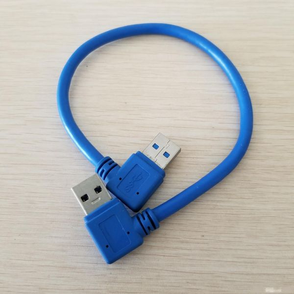 10pcs/lot 90 degree right angle usb 3.0 type a male to male hard drive data extension cable blue 30cm
10pcs/lot 90 degree right angle usb 3.0 type a male to male hard drive data extension cable blue 30cm