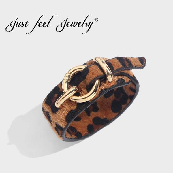 just feel leopard print bangles bracelets for women trendy vintage leather gold color adjustable button jewelry, Black
just feel leopard print bangles bracelets for women trendy vintage leather gold color adjustable button jewelry, Black