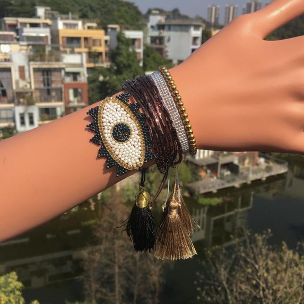 anklets miyuki bracelets turkish evil eye jewelry black crystal pulseras lucky cuff tassel women handmad delica beads, Red;blue
anklets miyuki bracelets turkish evil eye jewelry black crystal pulseras lucky cuff tassel women handmad delica beads, Red;blue