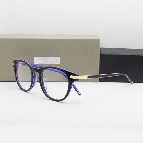 thom brand men glasses frame acetate tb813 women eyeglasses prescription myopia computer eyewear oculos de grau, Black
thom brand men glasses frame acetate tb813 women eyeglasses prescription myopia computer eyewear oculos de grau, Black