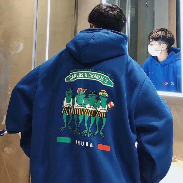 harajuku funny frog print hoodies men plus velvet hip hop casual pullover loose hooded sweatshirts streetwear 2020 fashion, Black
harajuku funny frog print hoodies men plus velvet hip hop casual pullover loose hooded sweatshirts streetwear 2020 fashion, Black
