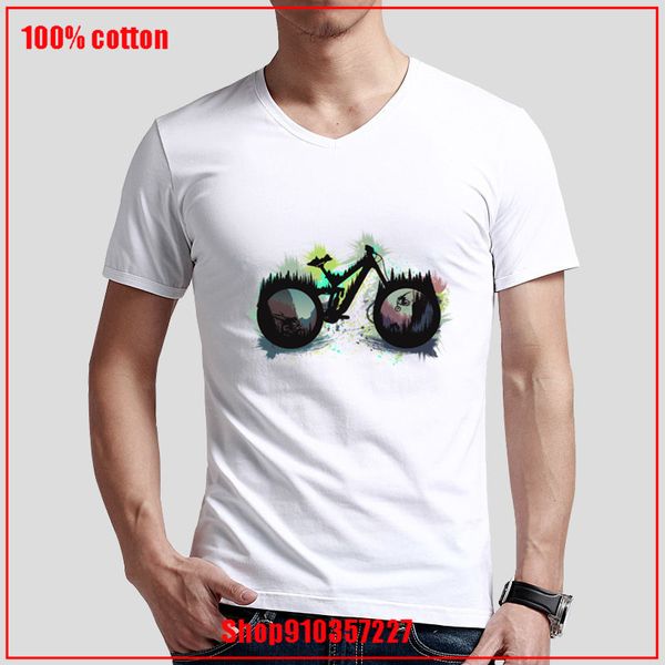 2020 wicked bike mtb short sport shirts short-sleeve 3dt- shirts men hip hop 3d print fashion t-shirt v-neck large size