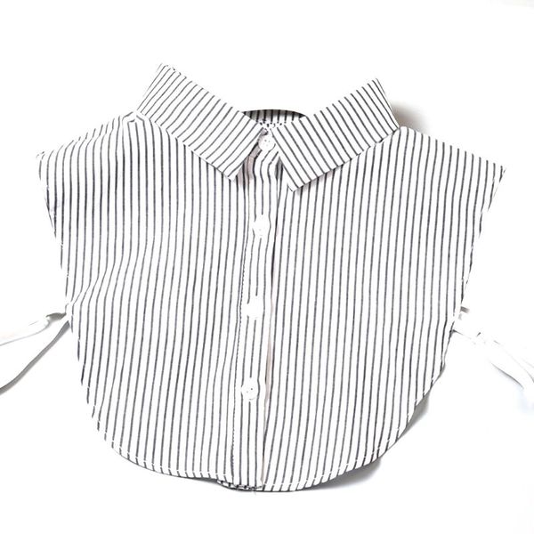 vertical vertical striped detachable collar women/man vintage choker necklace detachable lapel shirt fake false collar clothing, Black;gray
vertical vertical striped detachable collar women/man vintage choker necklace detachable lapel shirt fake false collar clothing, Black;gray