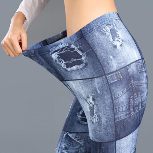 high waist pants fitness legging female print faux denim hole trousers gradient blue womens casual plus size leggings, Black
high waist pants fitness legging female print faux denim hole trousers gradient blue womens casual plus size leggings, Black