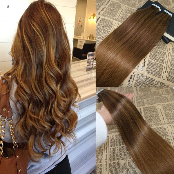 real remy human hair omber tape ins extensions bronde color skin weft tape on hair extensions 8a grade glue in extensions100g/40pcs, Black
real remy human hair omber tape ins extensions bronde color skin weft tape on hair extensions 8a grade glue in extensions100g/40pcs, Black