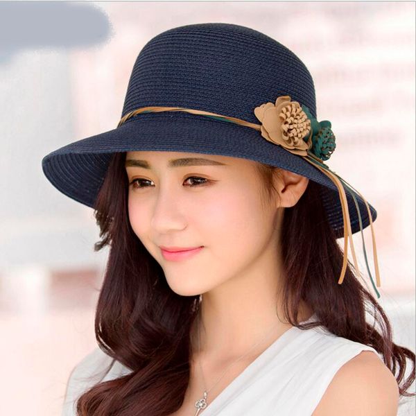 2020 summer new solid floppy straw hats for women flower accessories ladies summer beach sun caps panama style hat, Blue;gray
2020 summer new solid floppy straw hats for women flower accessories ladies summer beach sun caps panama style hat, Blue;gray