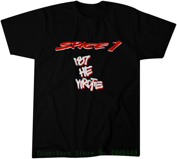 spice 1 187 he wrote promo t shirt - classic hip - hop o neck whites boy cotton youth
spice 1 187 he wrote promo t shirt - classic hip - hop o neck whites boy cotton youth