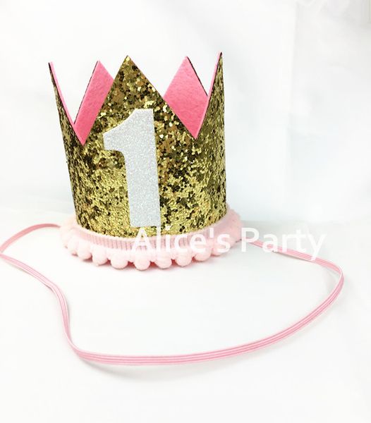 party hats handmade glitter gold pink princess girl 1st first birthday crown queen decorations smash cake po props
party hats handmade glitter gold pink princess girl 1st first birthday crown queen decorations smash cake po props