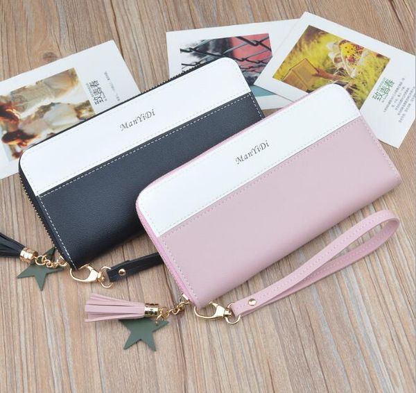 dhl50pcs women pu color patchwork white multifunctional phone long wallet mix color, Red;black
dhl50pcs women pu color patchwork white multifunctional phone long wallet mix color, Red;black