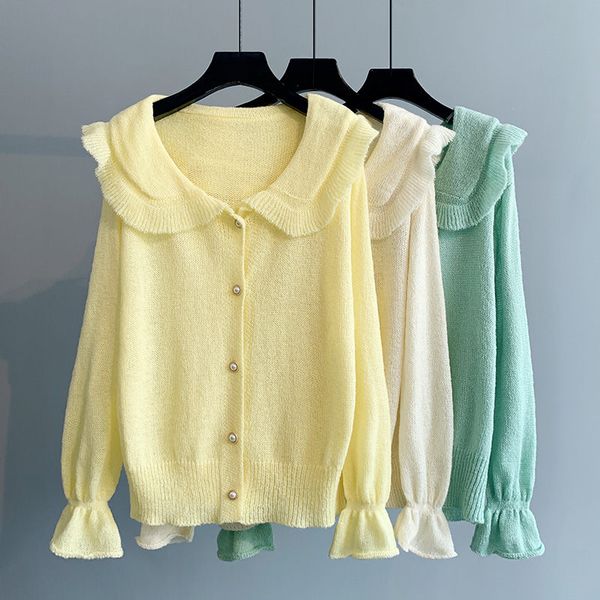 korean knitted cardigan women thin spring and summer sun protection air conditioning shirt 2020 new loose wild sweater coat r461, Black;brown
korean knitted cardigan women thin spring and summer sun protection air conditioning shirt 2020 new loose wild sweater coat r461, Black;brown