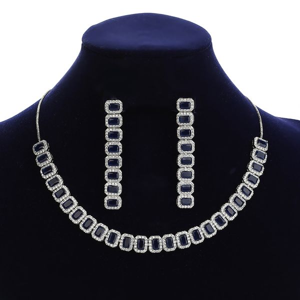choker sets hadiyana trendy 2pcs choker and earrings set party wedding jewelry set high qualtity cn1864-2 conjunto de joyas, Silver
choker sets hadiyana trendy 2pcs choker and earrings set party wedding jewelry set high qualtity cn1864-2 conjunto de joyas, Silver