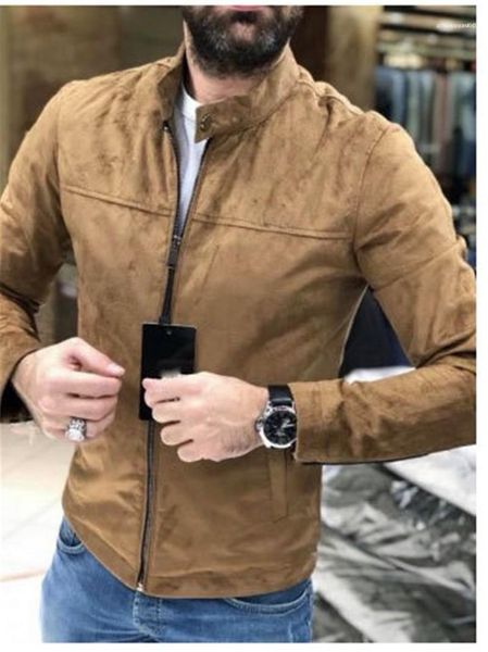 outerwears тонкий мужские зимние куртки сплошного цвета с длинным рукавом стенд воротник мужчины пальто повседневный теплый мужчин, Black;brown
outerwears тонкий мужские зимние куртки сплошного цвета с длинным рукавом стенд воротник мужчины пальто повседневный теплый мужчин, Black;brown