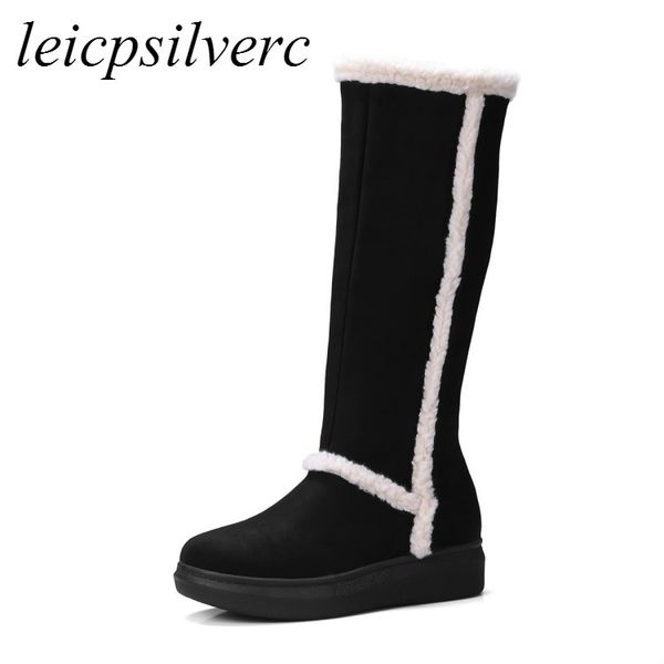 women boots winter autumn warm plush shoes knee high wedges high heels snow boots platform zip flock 2020 new fashion black gray
women boots winter autumn warm plush shoes knee high wedges high heels snow boots platform zip flock 2020 new fashion black gray