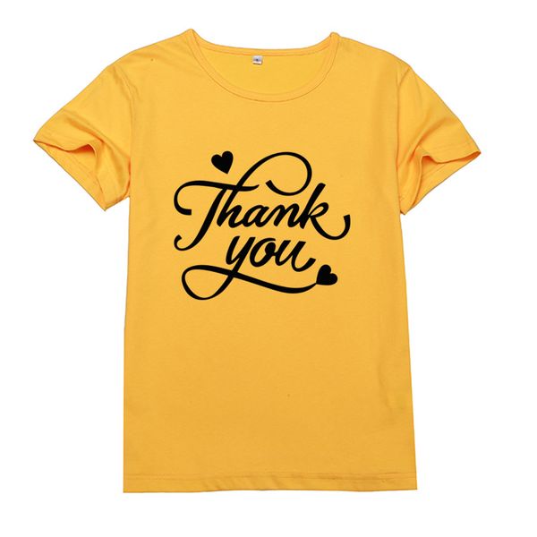 women thank you letter tshirt summer short sleeve crew neck tees famale fashion loose clothes, White
women thank you letter tshirt summer short sleeve crew neck tees famale fashion loose clothes, White
