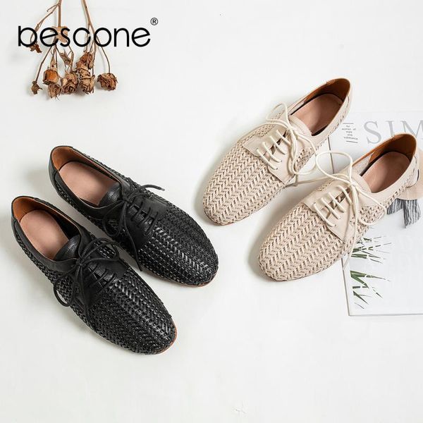 bescone нового casual женщины квартира woven design lace-up высокого качество кожи корова круглый toe комфортная обувь кросс-tied квартира b, Black
bescone нового casual женщины квартира woven design lace-up высокого качество кожи корова круглый toe комфортная обувь кросс-tied квартира b, Black