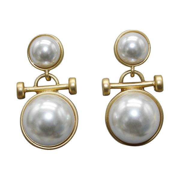 dangle & chandelier ydgy jewelry retro elegant wedding party gold matte pearl earrings female accessories, Silver
dangle & chandelier ydgy jewelry retro elegant wedding party gold matte pearl earrings female accessories, Silver
