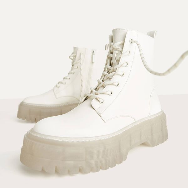2020 pvc transparent heel ankle boots for women white lace up platform boots women autumn ins chunky motorcycle, Black
2020 pvc transparent heel ankle boots for women white lace up platform boots women autumn ins chunky motorcycle, Black