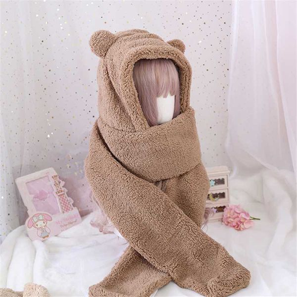 cute bear plush animal winter ski hat hood scarf white/beige/brown, Blue;gray
cute bear plush animal winter ski hat hood scarf white/beige/brown, Blue;gray