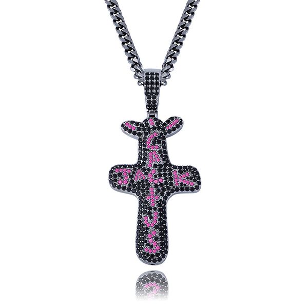 pendant necklaces hip hop back cz stone paved bling out solid cactus jack cross pendants for men rapper jewelry drop, Silver
pendant necklaces hip hop back cz stone paved bling out solid cactus jack cross pendants for men rapper jewelry drop, Silver