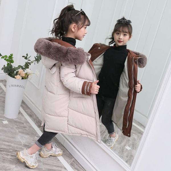 fashion children winter down jacket girl warm coats clothing kids thick parka big fur collar hooded long coats outerwear 4-14y t200915, Blue;gray
fashion children winter down jacket girl warm coats clothing kids thick parka big fur collar hooded long coats outerwear 4-14y t200915, Blue;gray