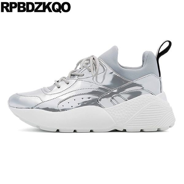 trainers elevator female silver sneakers women mesh large size brand creepers platform shoes muffin breathable wedge thick sole, Black
trainers elevator female silver sneakers women mesh large size brand creepers platform shoes muffin breathable wedge thick sole, Black