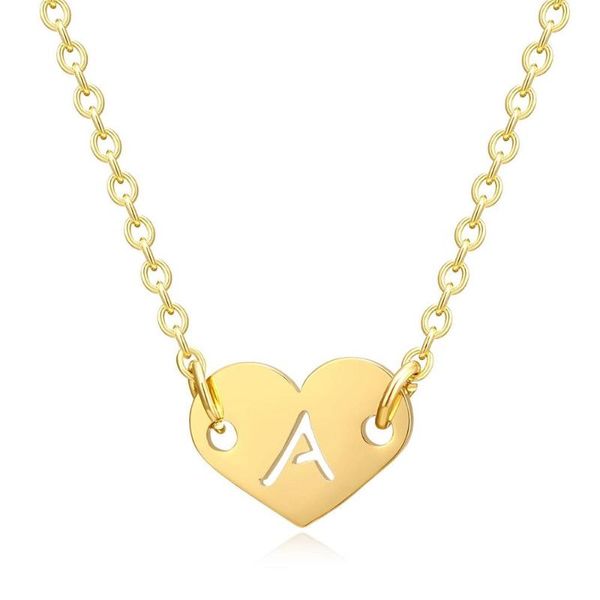 dainty hollow carved initial heart charm necklace delicate boho plain gold filled pendant simple chain choker dropshipping, Silver
dainty hollow carved initial heart charm necklace delicate boho plain gold filled pendant simple chain choker dropshipping, Silver