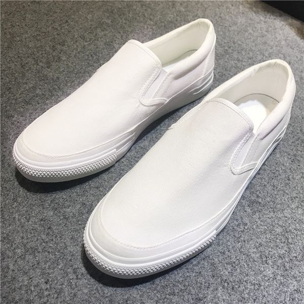 white canvas shoes men breathable low men's casual shoes loafers slip-on comfortable white sneakers new-fashion men women, Black
white canvas shoes men breathable low men's casual shoes loafers slip-on comfortable white sneakers new-fashion men women, Black