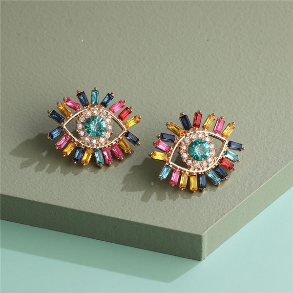jujia fashion brand evil eye stud earring punk fashion street style wedding jewelry statement rhinestone earring wholesale, Golden;silver
jujia fashion brand evil eye stud earring punk fashion street style wedding jewelry statement rhinestone earring wholesale, Golden;silver