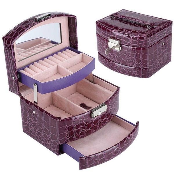 3 layers jewelry necklace ring storage box case home supplies christmas lady gift domestic delivery
3 layers jewelry necklace ring storage box case home supplies christmas lady gift domestic delivery