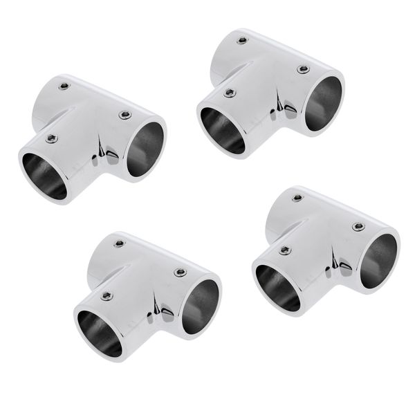 4pcs durable 25mm 90 degree polished 316 stainless steel boat hand rail fittings tee hardware
4pcs durable 25mm 90 degree polished 316 stainless steel boat hand rail fittings tee hardware