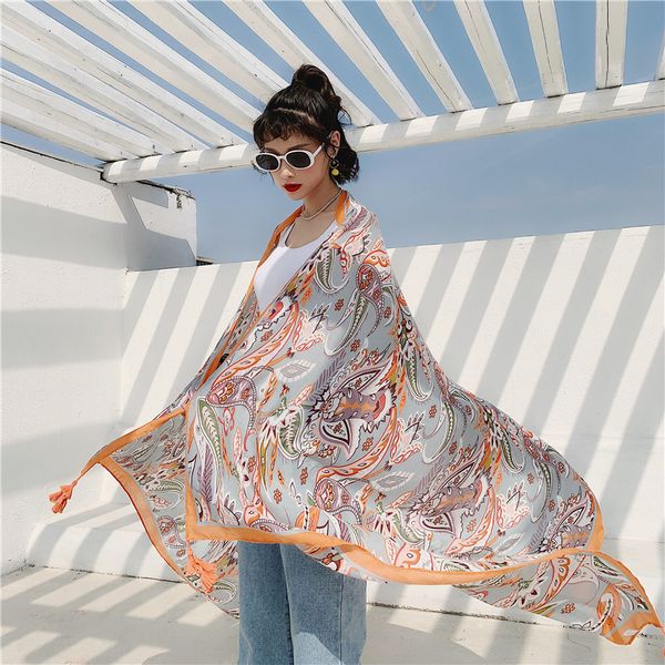 scarves gauze wraps headband spring autumn summer scarf ladies travel cotton and linen long sunscreen beach towel big shawl, Blue;gray
scarves gauze wraps headband spring autumn summer scarf ladies travel cotton and linen long sunscreen beach towel big shawl, Blue;gray