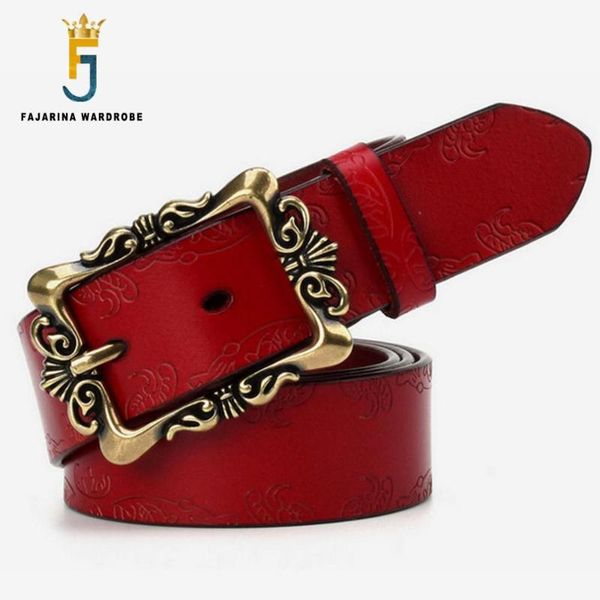 fajarina quality cowhide ladies 100% cow skin leather female belt floral pattern retro clasp styles belts for women 33mm ldfj102, Black;brown
fajarina quality cowhide ladies 100% cow skin leather female belt floral pattern retro clasp styles belts for women 33mm ldfj102, Black;brown