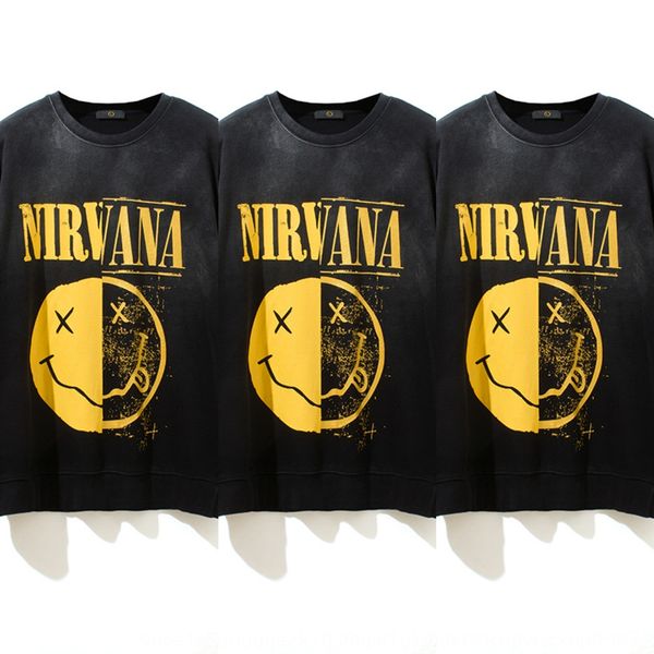 be men's clothing 2020 autumn nirvana nirvana rock gradient coat high street tide brand coat sweater round neck sweater for men gfnr2, Black
be men's clothing 2020 autumn nirvana nirvana rock gradient coat high street tide brand coat sweater round neck sweater for men gfnr2, Black