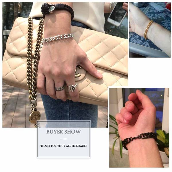 fashion gold and silver plated figaro chain bracelet fashion women lobster clasps chains men jewelry dhl ing, Black
fashion gold and silver plated figaro chain bracelet fashion women lobster clasps chains men jewelry dhl ing, Black