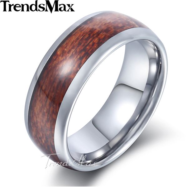 wedding rings trendsmax wood inlay band ring mens boys tungsten carbide silver color 8mm engagement jewelry gift tr16, Slivery;golden
wedding rings trendsmax wood inlay band ring mens boys tungsten carbide silver color 8mm engagement jewelry gift tr16, Slivery;golden