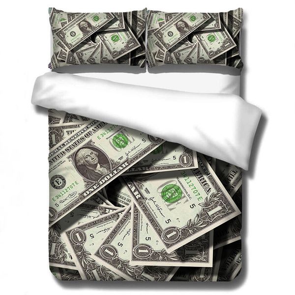 bedding sets us dollar set duvet covers pillowcasescash banknote print pattern comforter bedclothes bed linen (no sheet) 
bedding sets us dollar set duvet covers pillowcasescash banknote print pattern comforter bedclothes bed linen (no sheet)