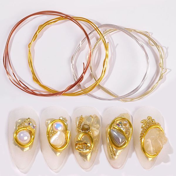 5 цветов толстый медный провод nail art украшения ретро чередование линия diy дизайн 3d советы стразы ювелирные маникюрные принадлежности, Black
5 цветов толстый медный провод nail art украшения ретро чередование линия diy дизайн 3d советы стразы ювелирные маникюрные принадлежности, Black