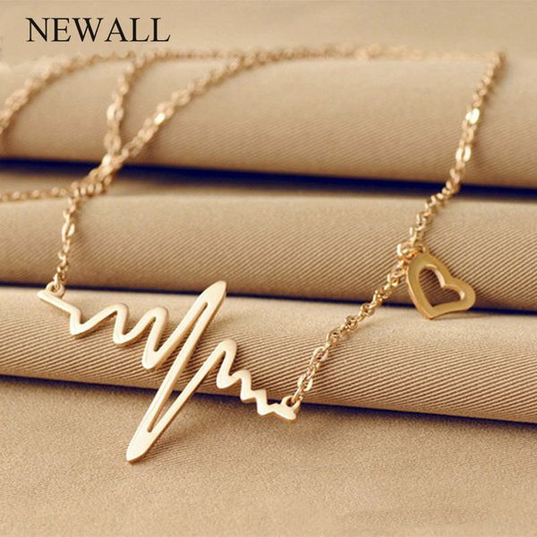 chains ecg pendant necklace female alloy rose gold bijoux collar jewelry accessories for women korean fashion, Silver
chains ecg pendant necklace female alloy rose gold bijoux collar jewelry accessories for women korean fashion, Silver