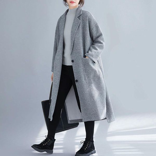 women's wool & blends winter women waist slimming temperament large size thickening woolen coat female long section nice#j31, Black
women's wool & blends winter women waist slimming temperament large size thickening woolen coat female long section nice#j31, Black