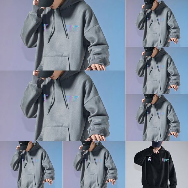 it pulloversweater pullover is absolutely not a common thing autumn new back printed loose hooded long-sleeved sweater men's autumn pul, Black
it pulloversweater pullover is absolutely not a common thing autumn new back printed loose hooded long-sleeved sweater men's autumn pul, Black