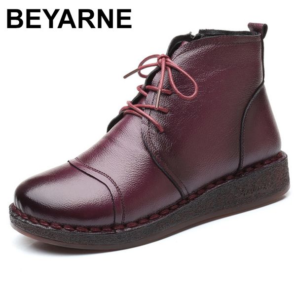 beyarne 2020 fashion ankle boots for women genuine leather shoes women black mom shoes round toe soft non-slip flats boot
beyarne 2020 fashion ankle boots for women genuine leather shoes women black mom shoes round toe soft non-slip flats boot