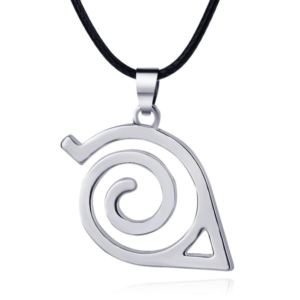 new japan anime naruto pendant necklace double bands konoha sign black rope chains necklace for woman men jewelry cosplay props, Silver
new japan anime naruto pendant necklace double bands konoha sign black rope chains necklace for woman men jewelry cosplay props, Silver